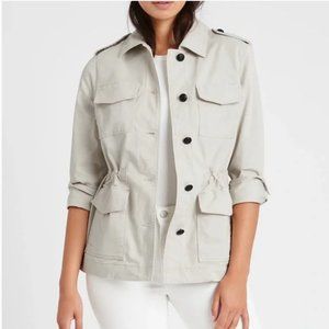 Banana Republic Utility Cargo Jacket in Stone
